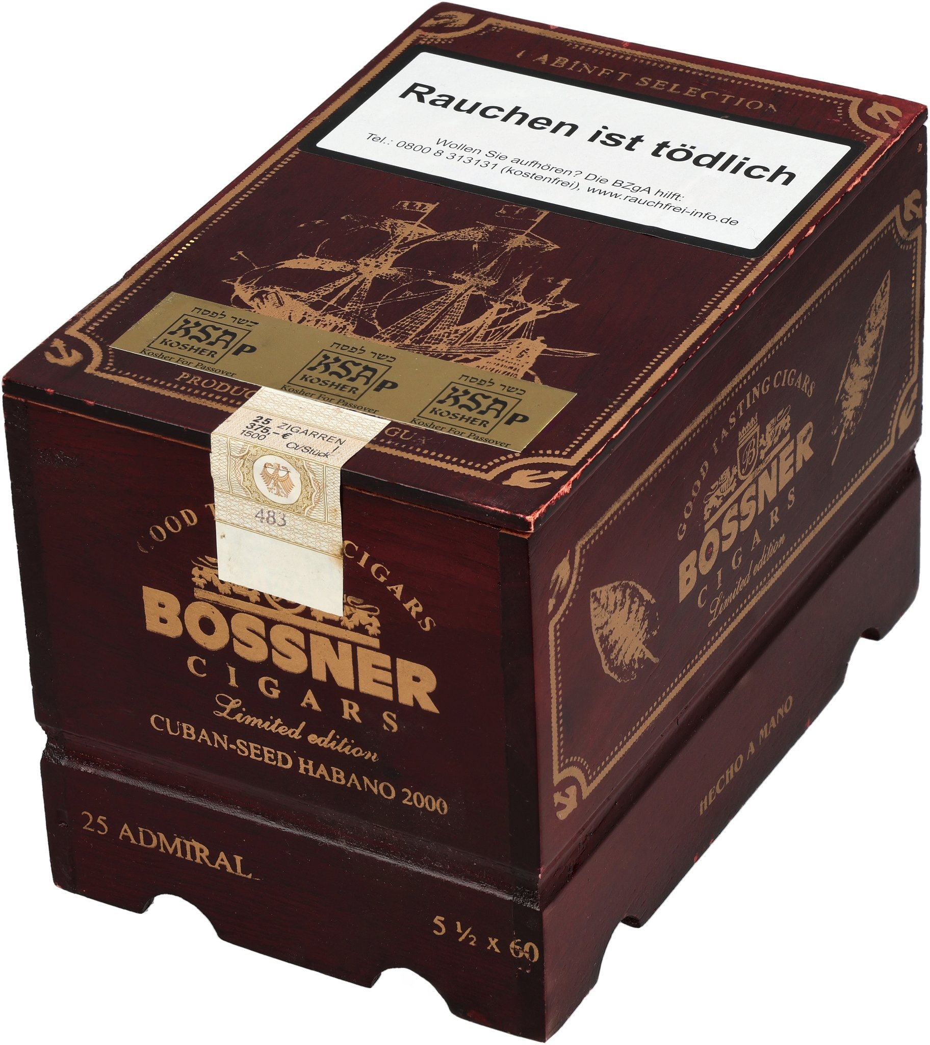 Koscher Admiral Kiste 