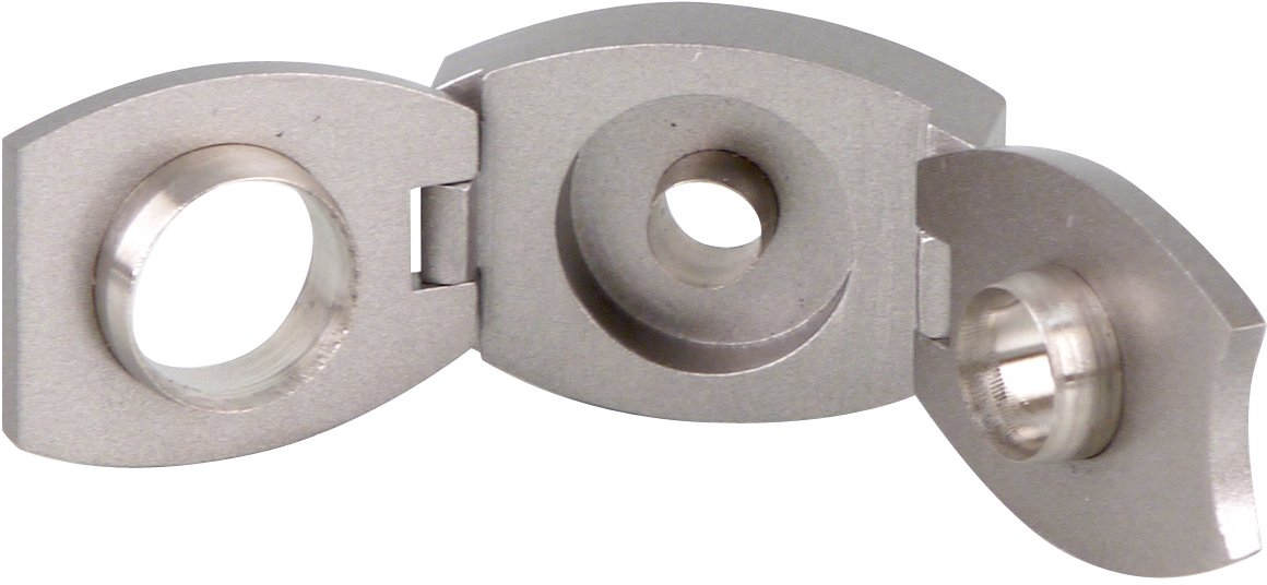 Credo Zigarrenbohrer oval 3-in-1 Punch Silber (592552) offen