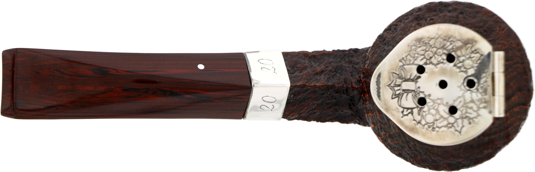 Dunhill The White Spot Christmas Pipe 2020 Nussknacker "Prince Nikita" Draufsicht 2