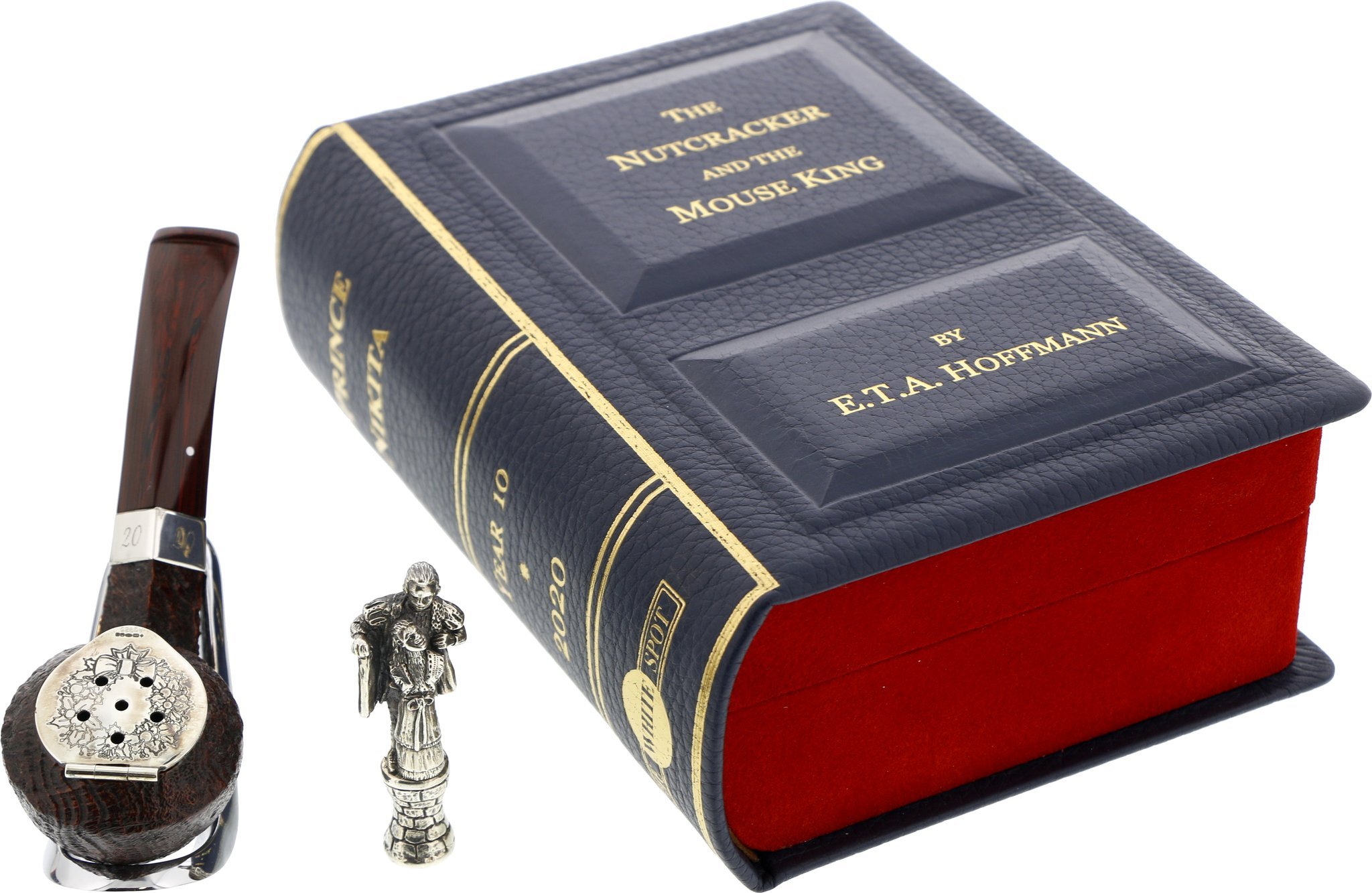 Dunhill The White Spot Christmas Pipe 2020 Nussknacker "Prince Nikita" Draufsicht Detailbi