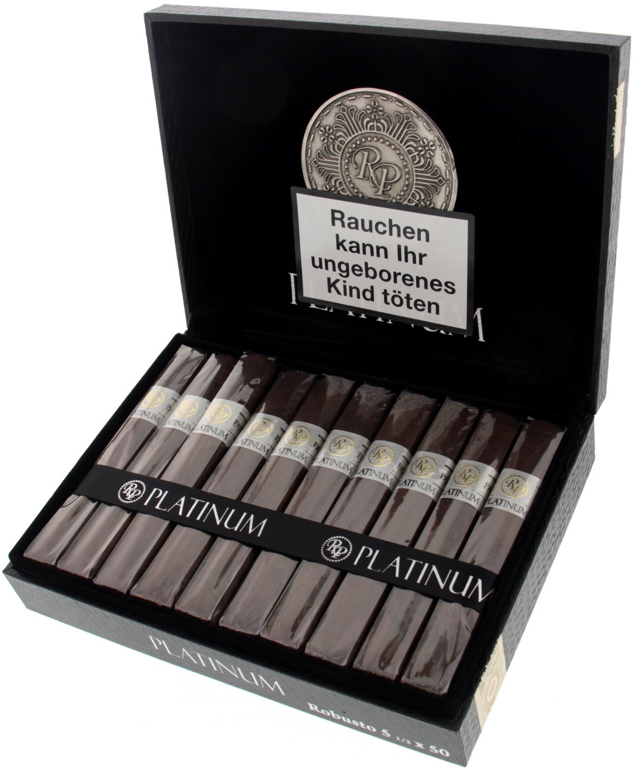 Rocky Patel Platinum Robusto Kiste offen