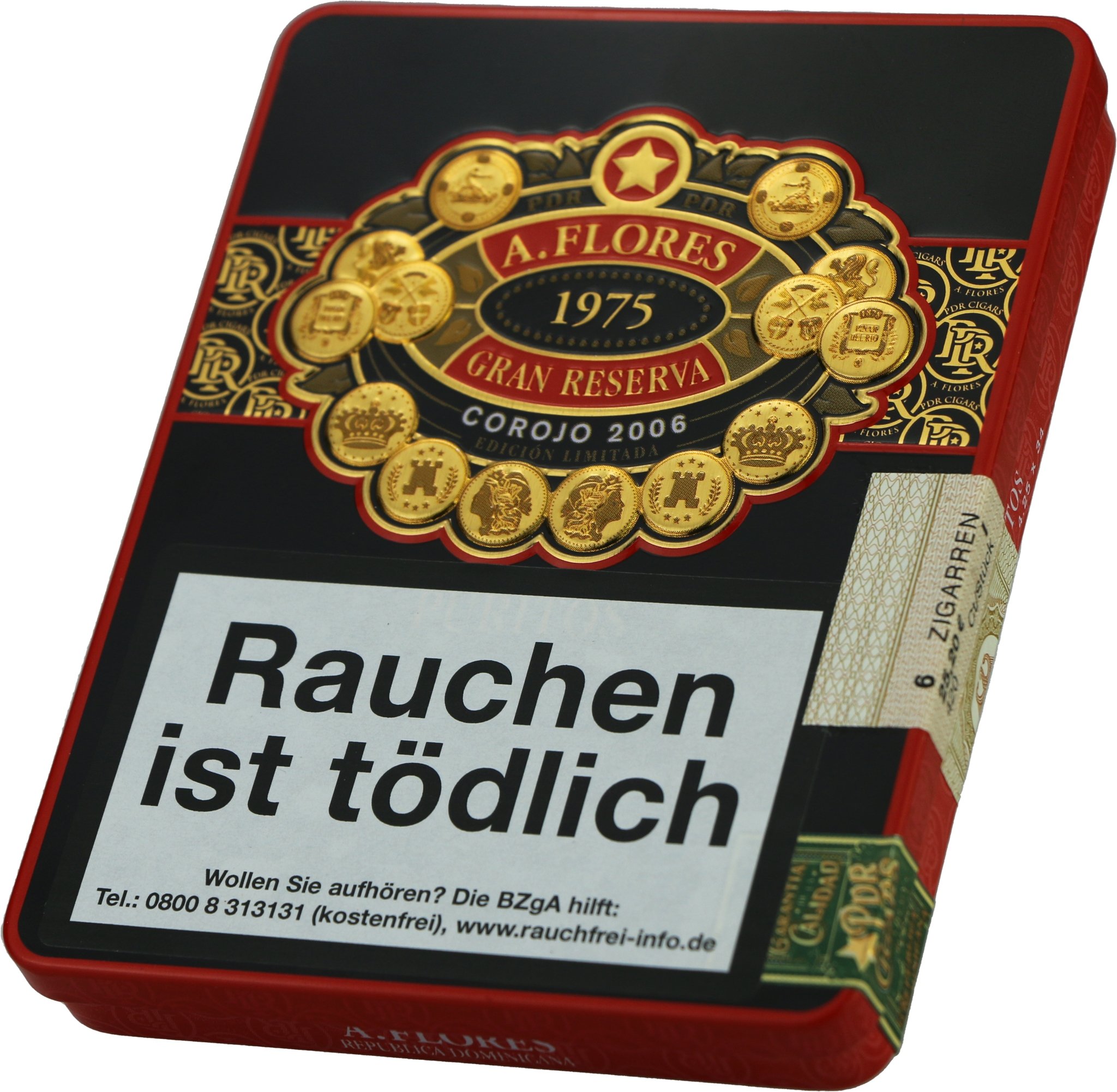 PDR Abe Flores 1975 Gran Reserva Corojo 2006 Puritos Seite