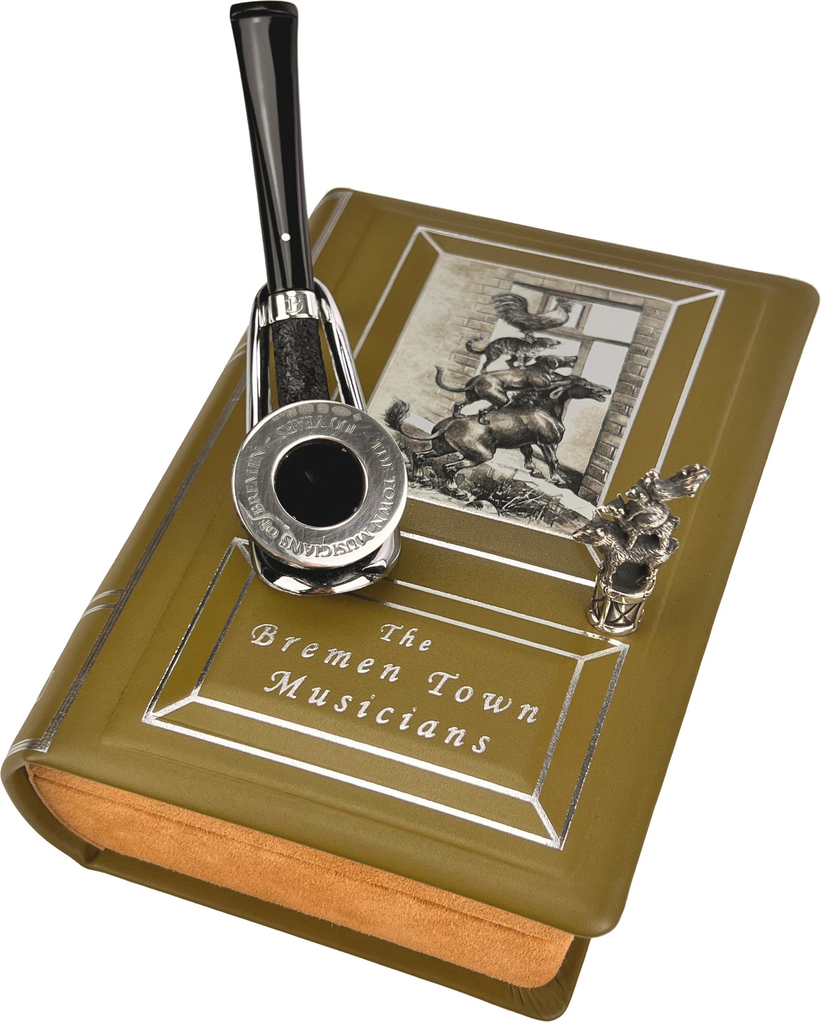 Dunhill The White Spot Pipes Limited Edition No. 3106 Shell Briar Detailbild