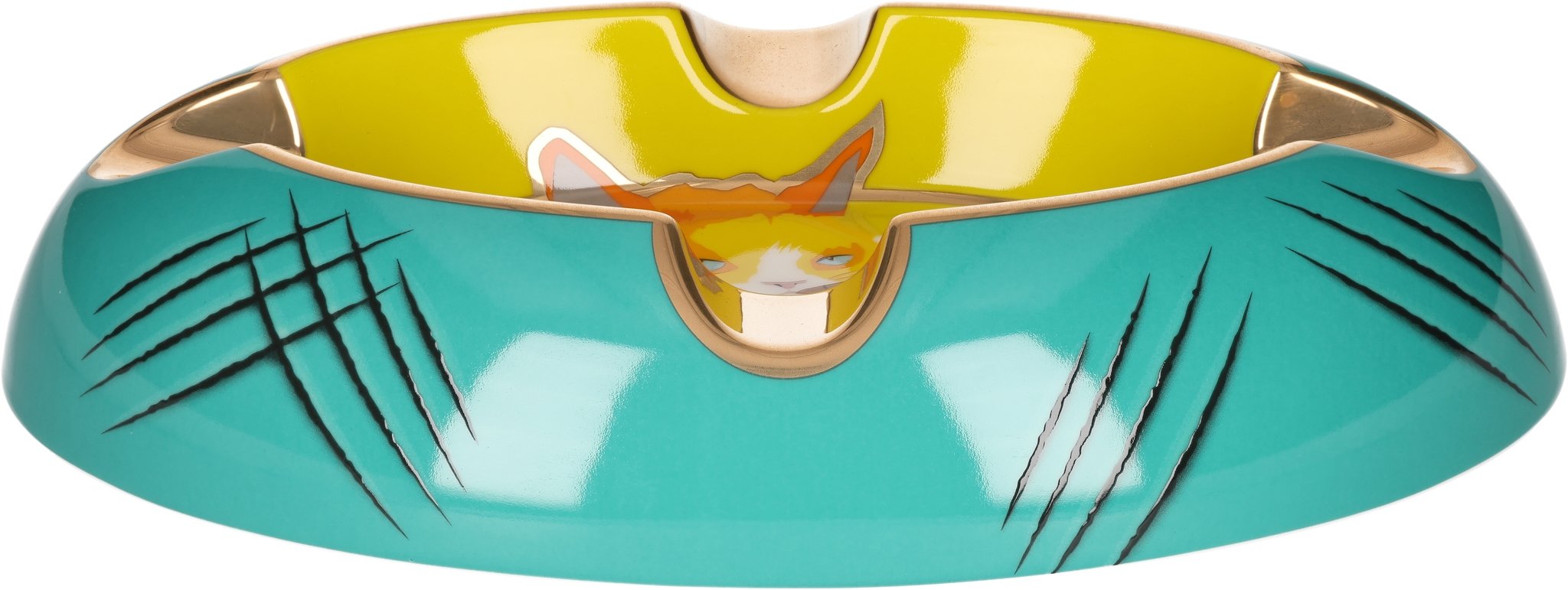 Cat yellow/green seitlich