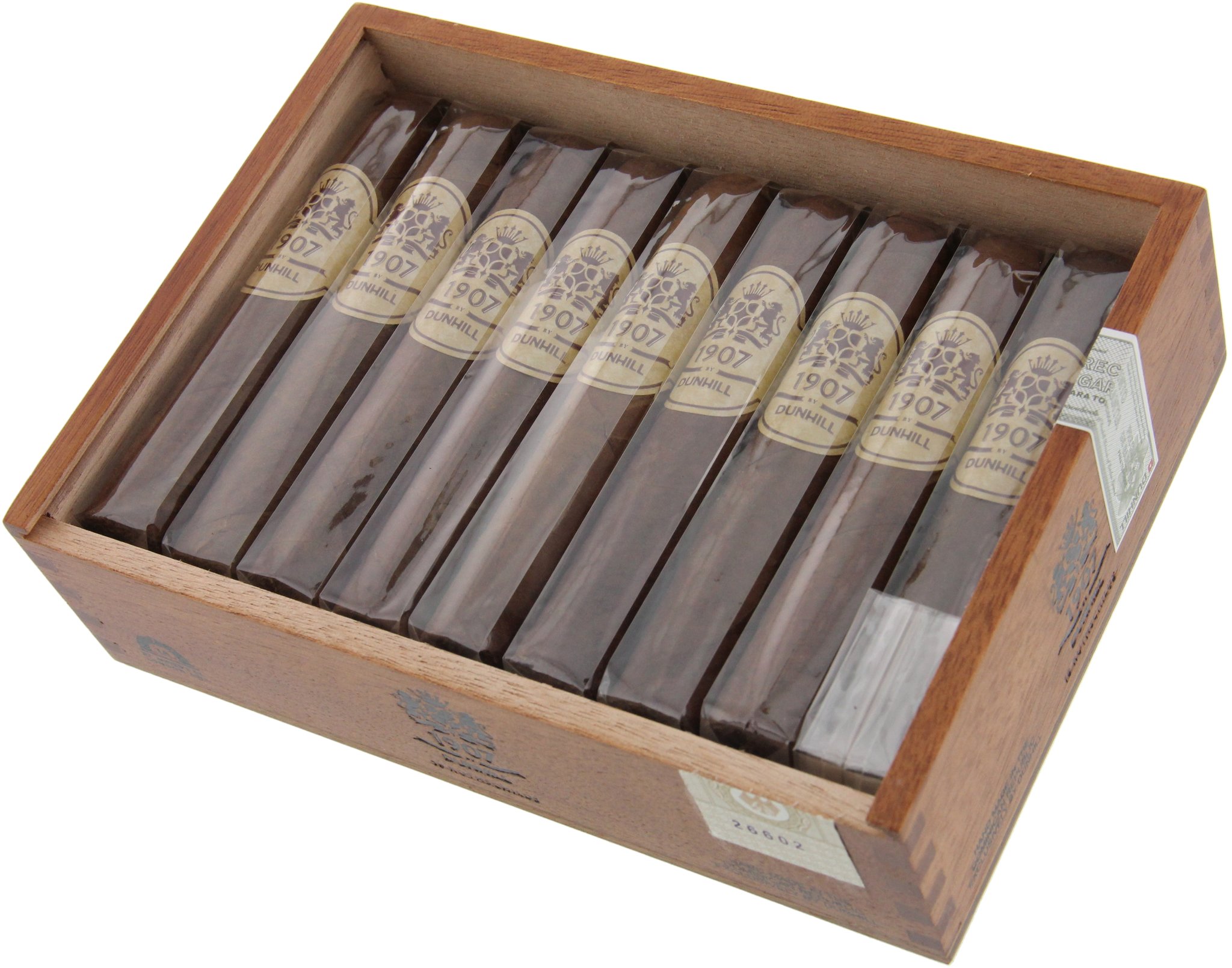 Dunhill 1907 Rothschild (Short Robusto) Kiste offen