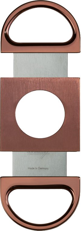 Davidoff Doppelklingen Cutter Edelstahl - gebürstet braun (117478) offen