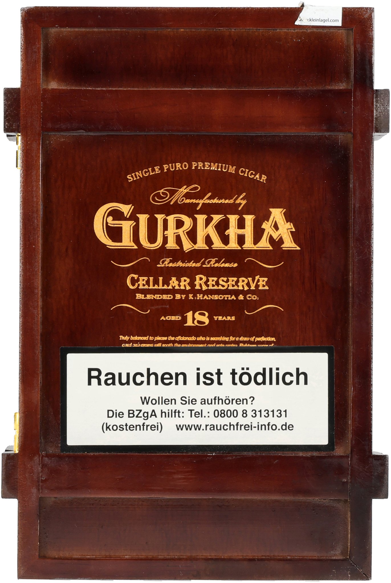 Gurkha Cellar Reserve 18 Years Solara (Double Robusto)_Kiste