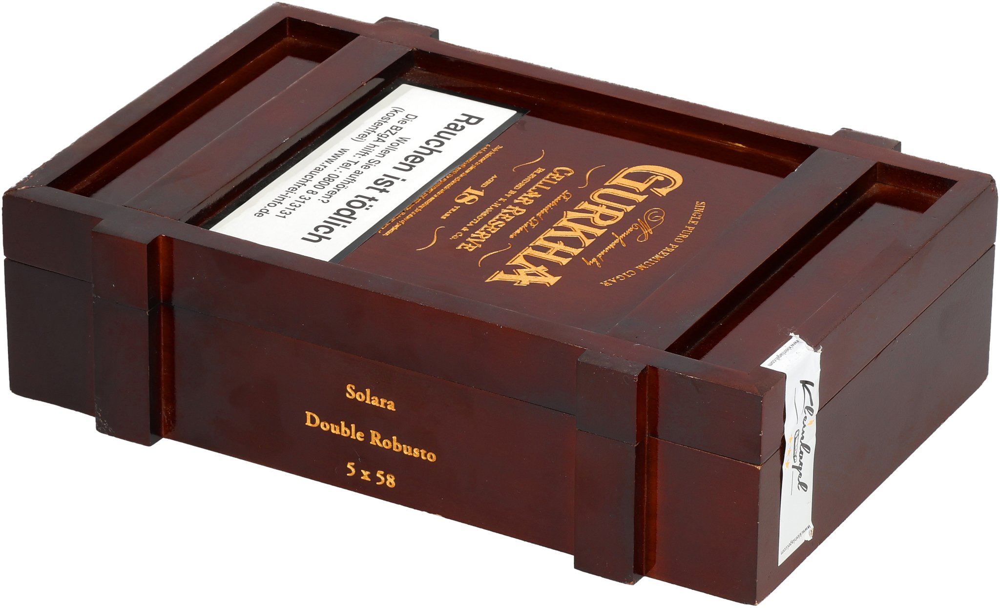 Gurkha Cellar Reserve 18 Years Solara (Double Robusto)_Kiste