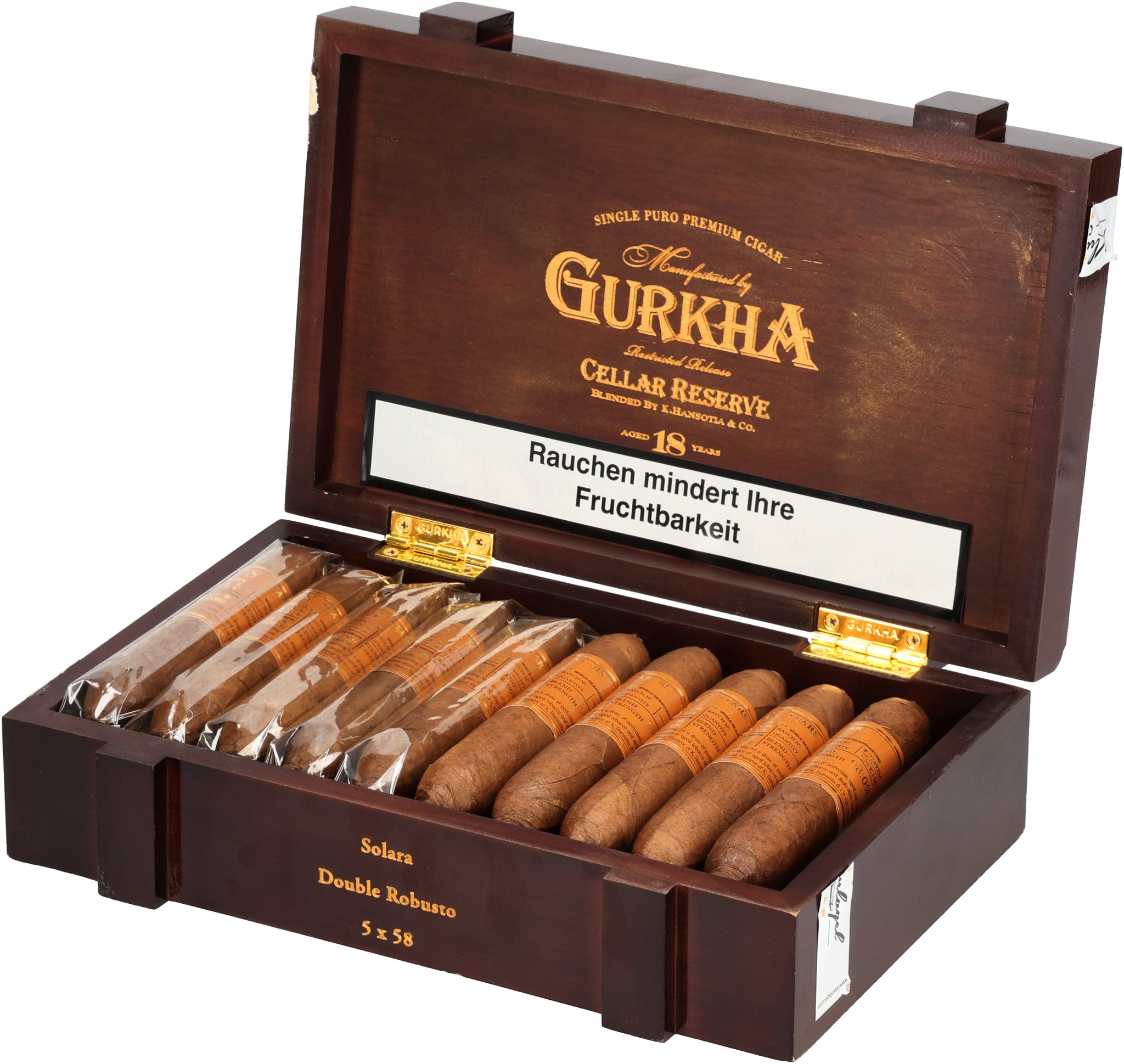 Gurkha Cellar Reserve 18 Years Solara (Double Robusto)_Kiste