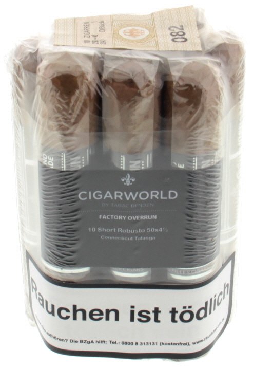 Factory Overrun Nicaragua Short Robusto Connecticut Talanga (50x4.5) Bundle