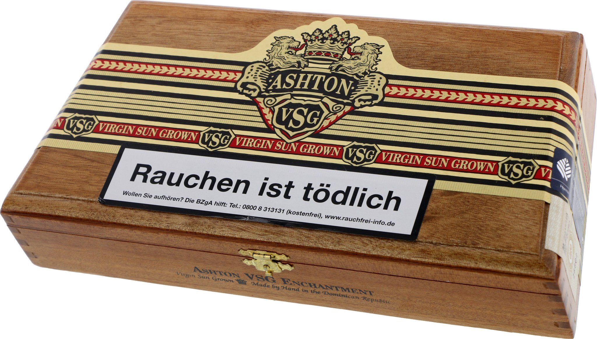 Ashton VSG (Virgin Sun Grown) Enchantment (Short Perfecto) Kiste