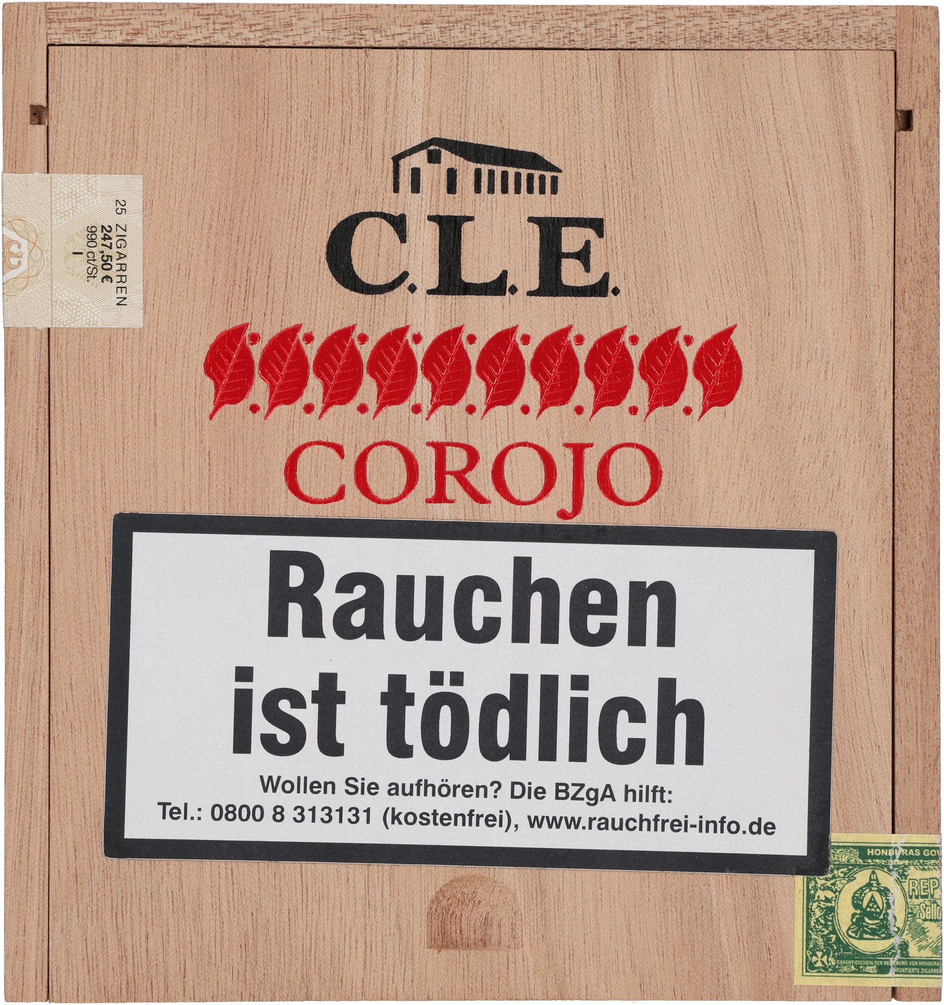 Corojo Robusto box front