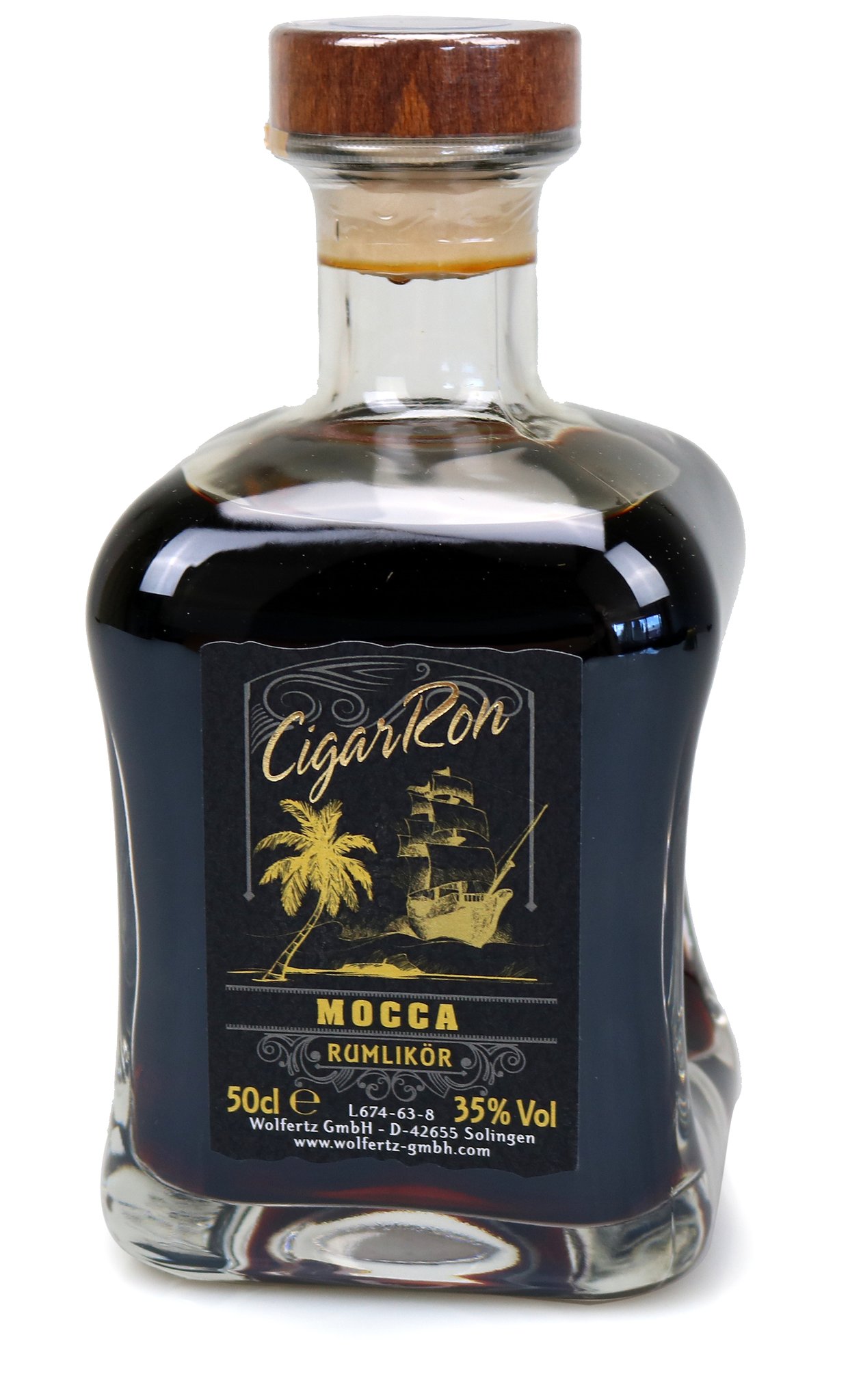 CigarRon Rum Mocca Rumlikör (0,5 l  35 % Vol.)