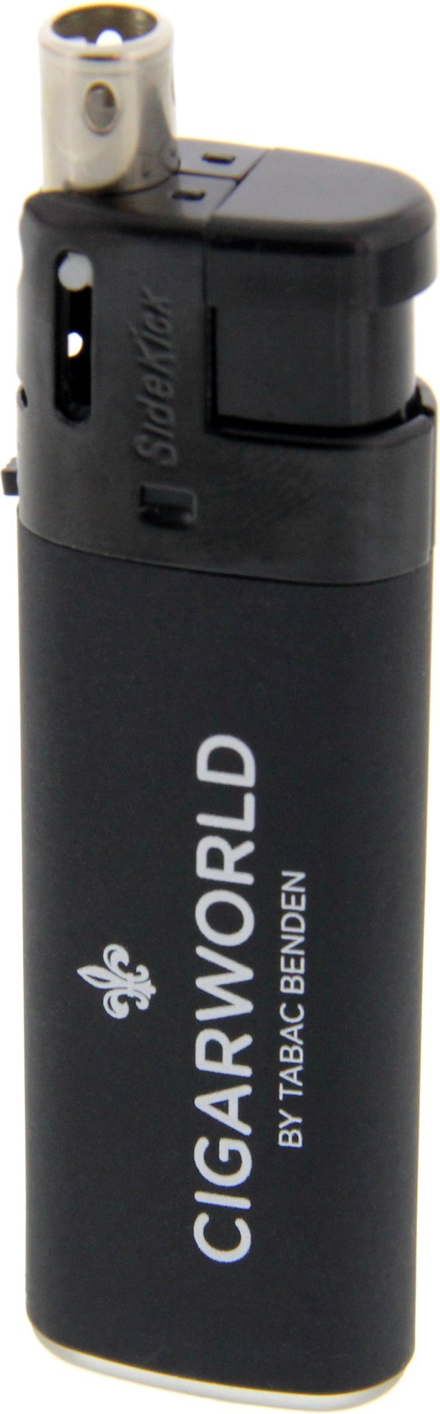 CIGARWORLD Jetflame schwarz mit Logo SINGLE (1-flammig) Detailbild