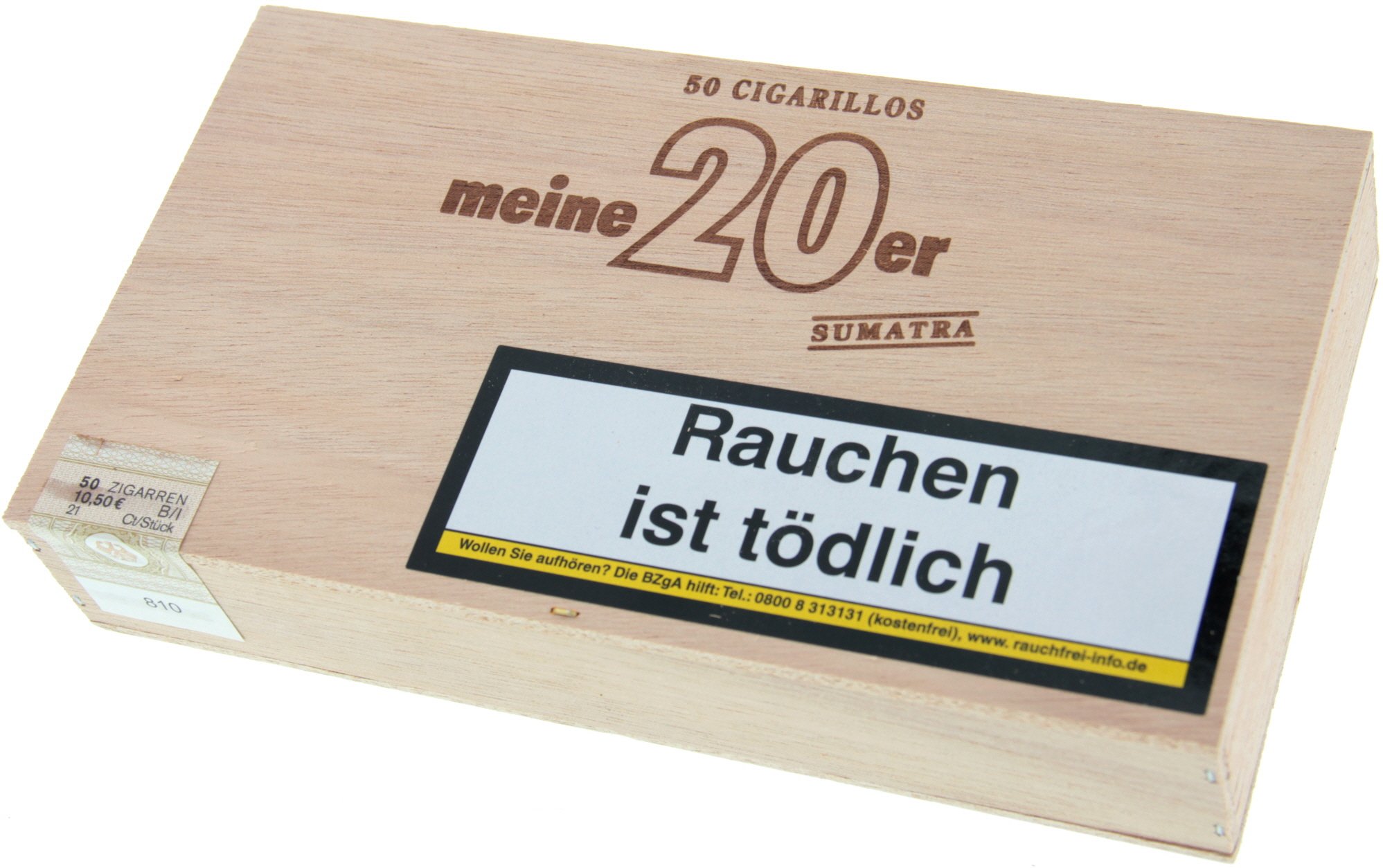 Meine Cigarillos 20er Sumatra (72022)