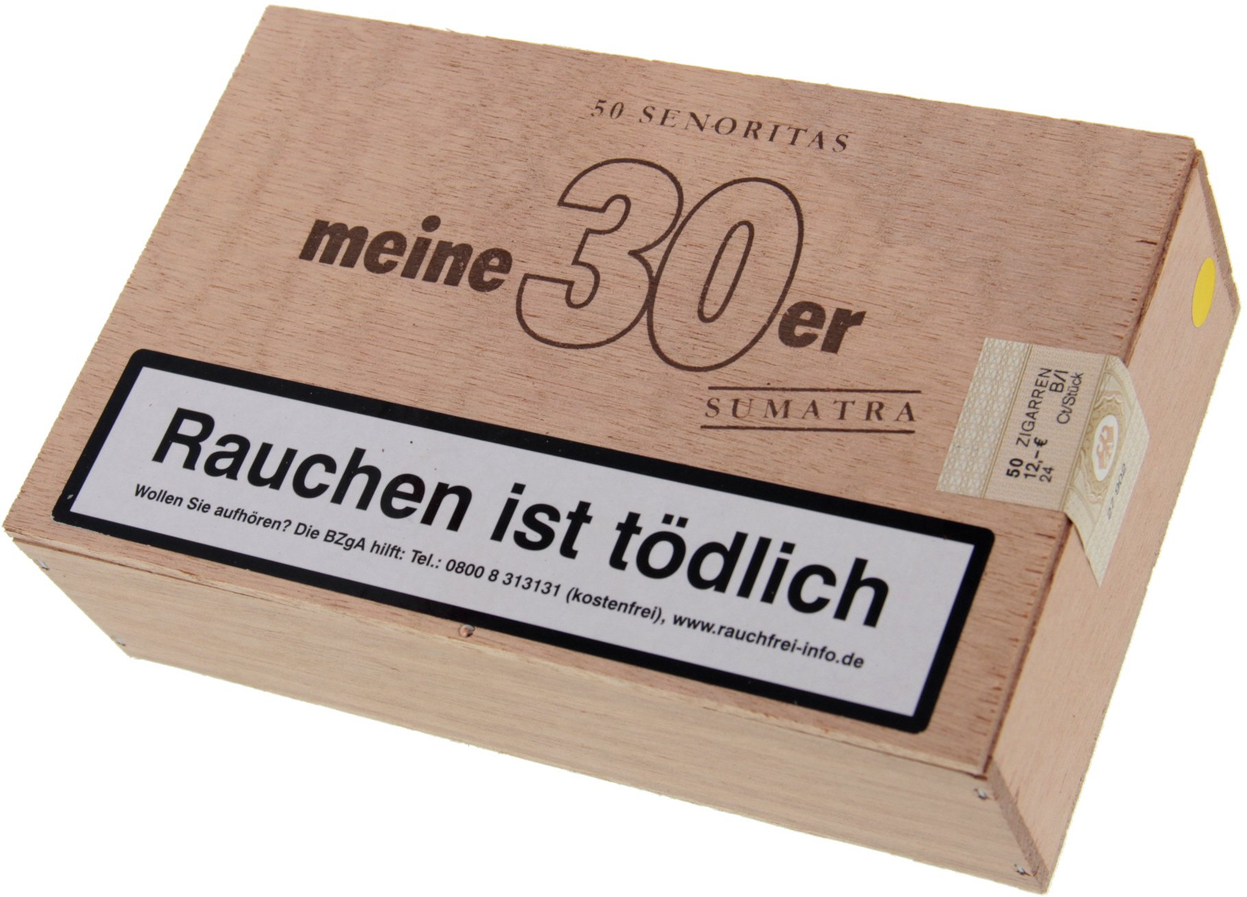 Meine Cigarillos 30er Senoritas Sumatra (85662)