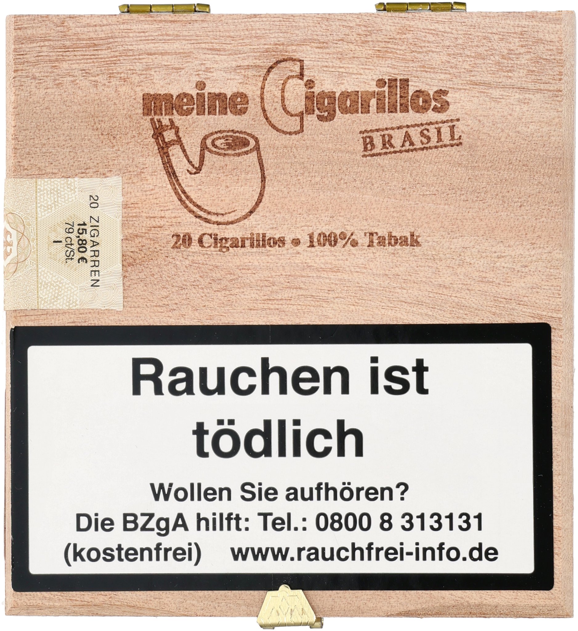 Cigarillos Pfeifentabak Brasil box front