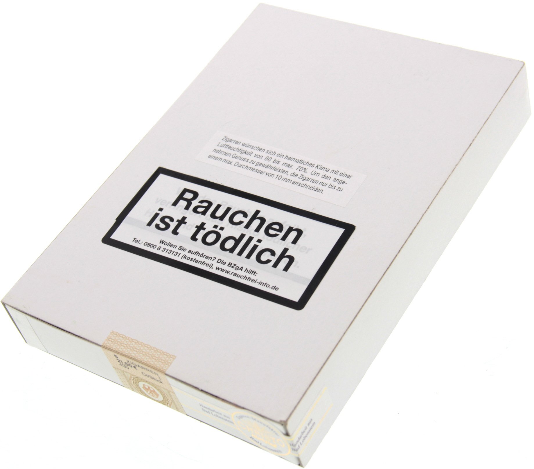 Christo 1886 Zigarrenmanufaktur Cigarren Toro Werkfleiß Glastube 5er