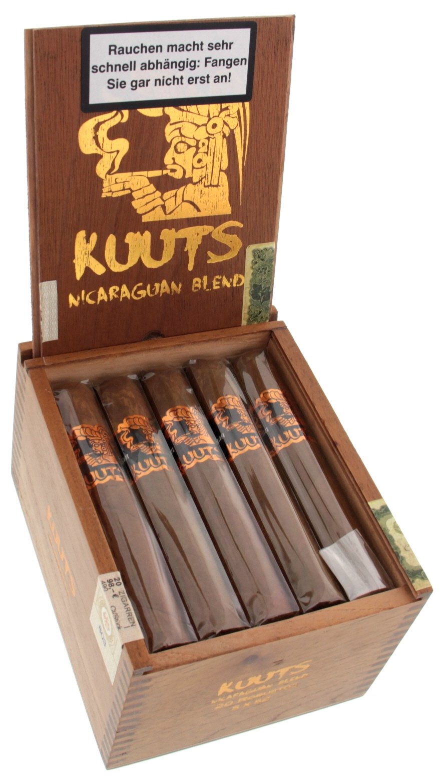 Kuuts Nicaraguan Blend Robusto Kiste offen