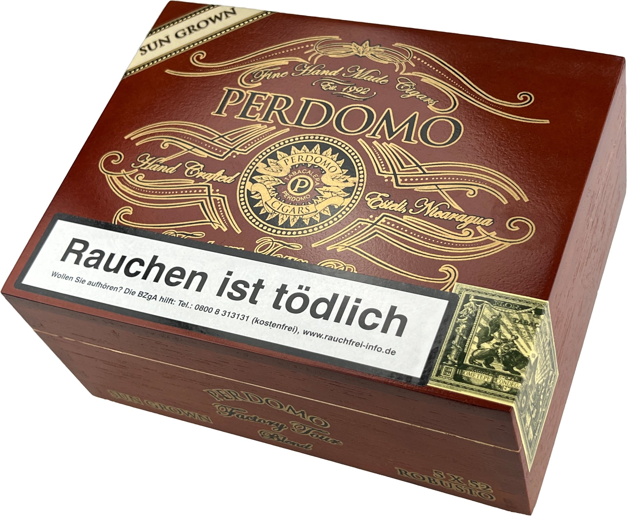 Perdomo Factory Tour Blend Robusto (Sun Grown) Kiste