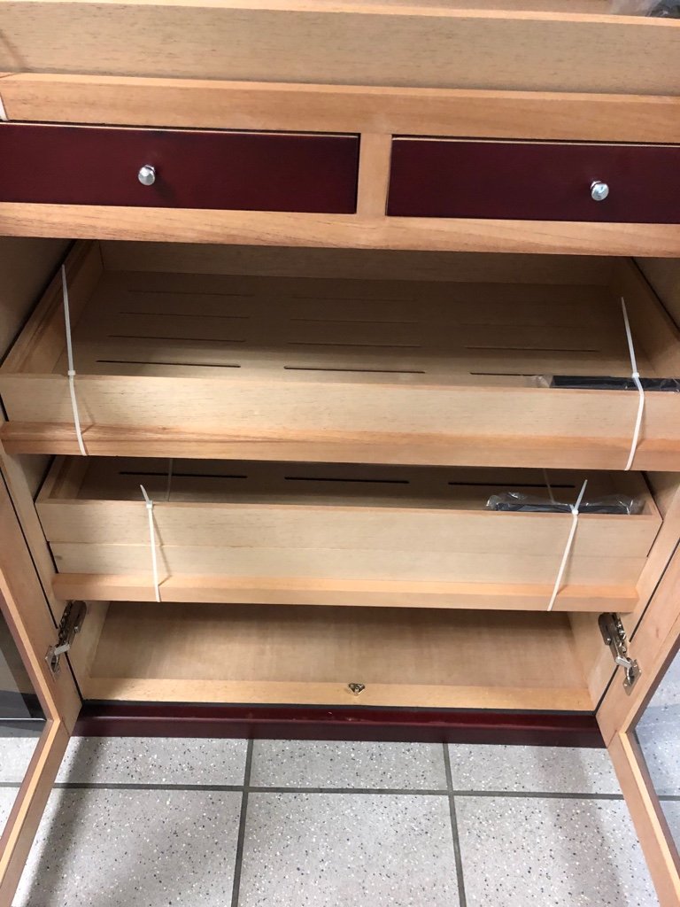 Angelo Zigarrenhumidor Humidorschrank schwarz (920007) Detailbild 4