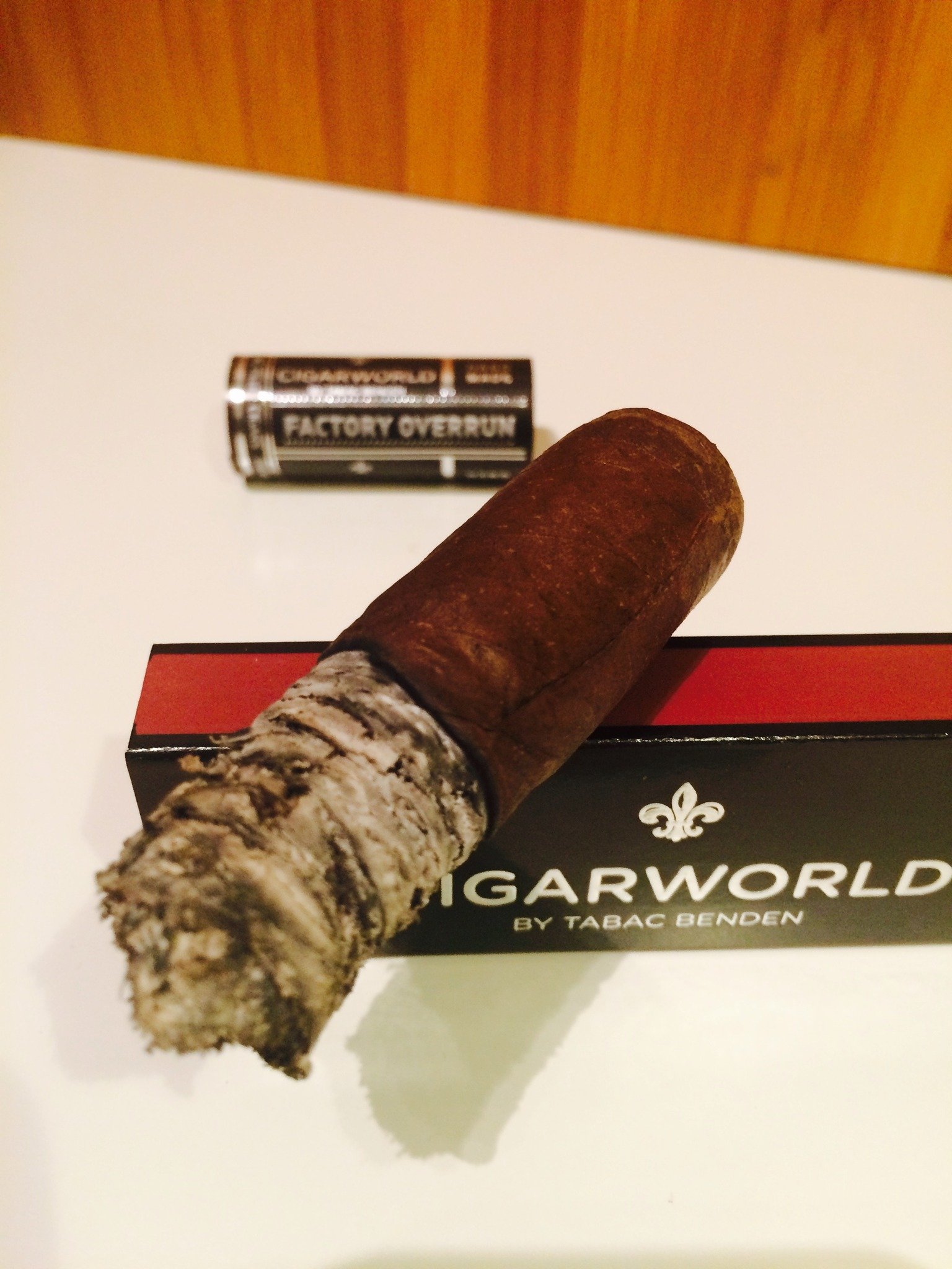 Factory Overrun by Cigarworld (Honduras) Robusto Gordo 554 (AB) Letztes Drittel