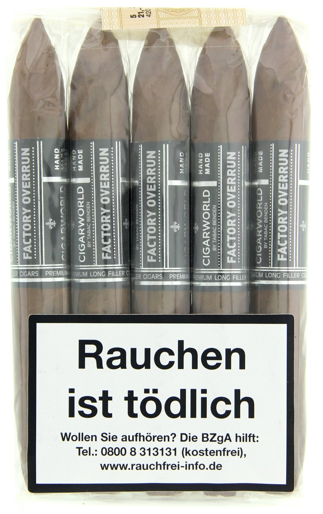 Factory Overrun Honduras Figurado 6.5x52 (Alec Bradley - Raíces Cubanas) Bundle