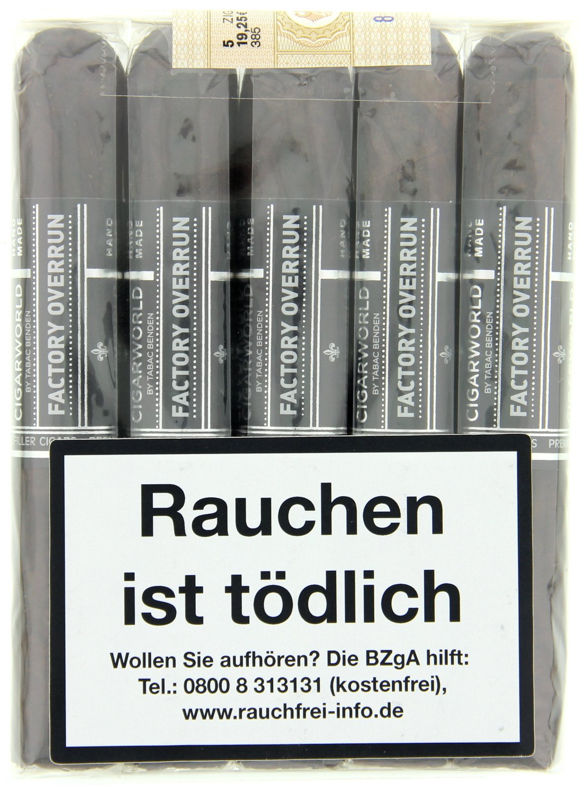 Factory Overrun Honduras 5.5x55 Double Robusto Maduro (Alec Bradley - Raíces Cubanas) Bundle