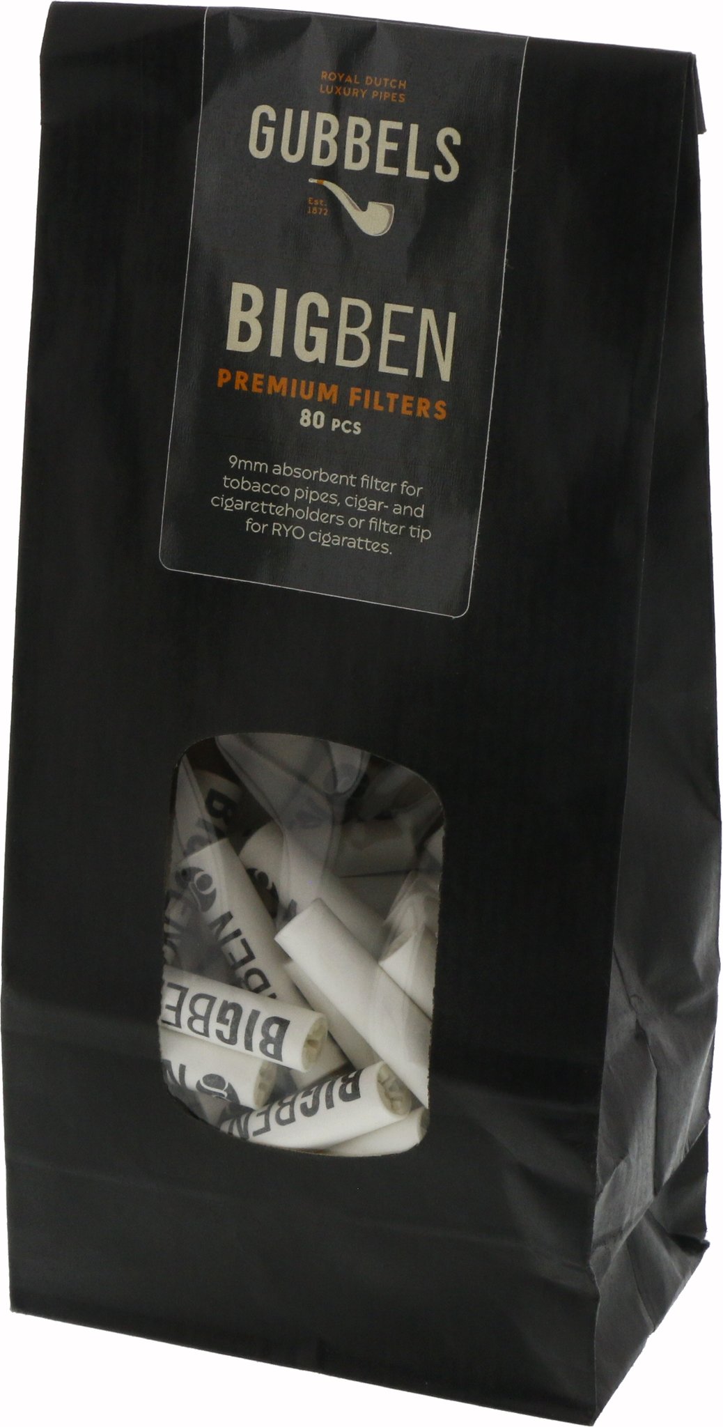 Big Ben Aktivkohlefilter 9mm 80er Pack