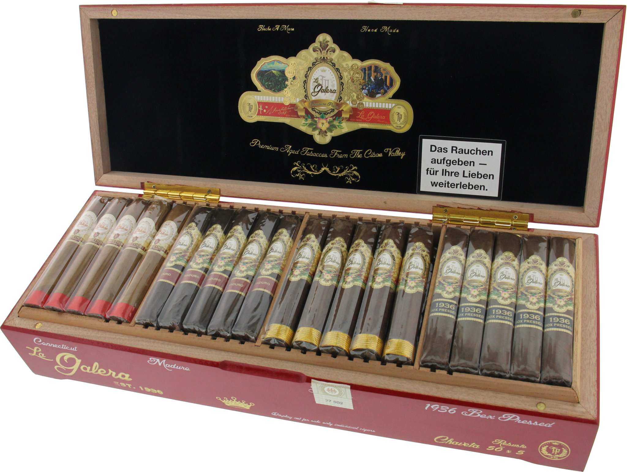 La Galera Sampler Chaveta Robusto Kiste offen