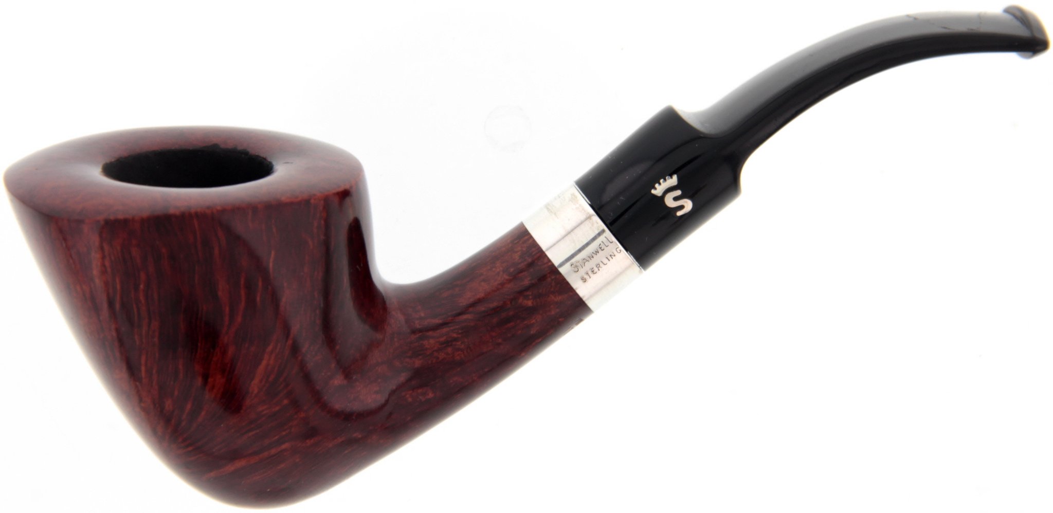 Stanwell Einzelstücke (NOS - Made in Denmark) Sterling Rot Shape 19 OHNE Filter (interne Nr. 538)