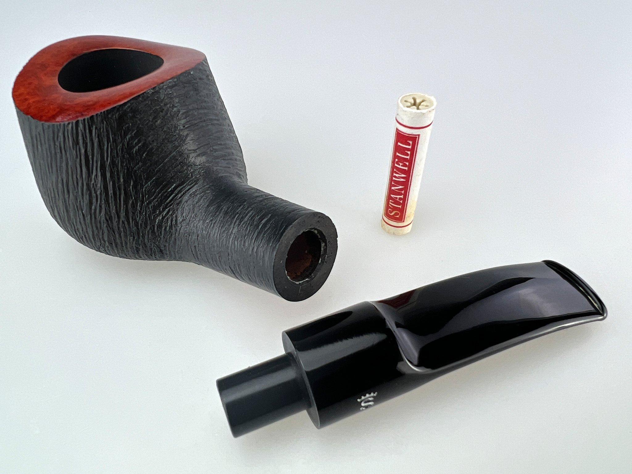 Stanwell Einzelstücke und Restposten (NOS) Revival Modell 11 brushed black rustico