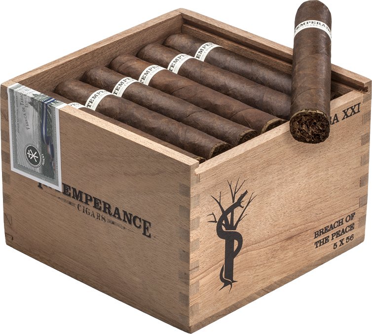 RoMa Craft Tobac Intemperance BA XXI - Brazil Arapiraca Breach of the Peace (Robusto Extra) Kiste of