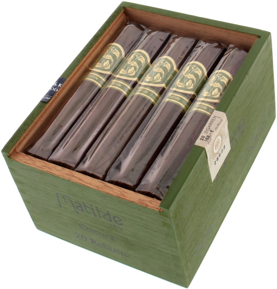Matilde Renacer OSCURO Robusto Kiste offen