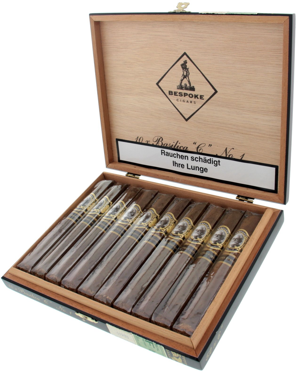 Bespoke Basilica Line C No. 1 MADURO Kiste offen