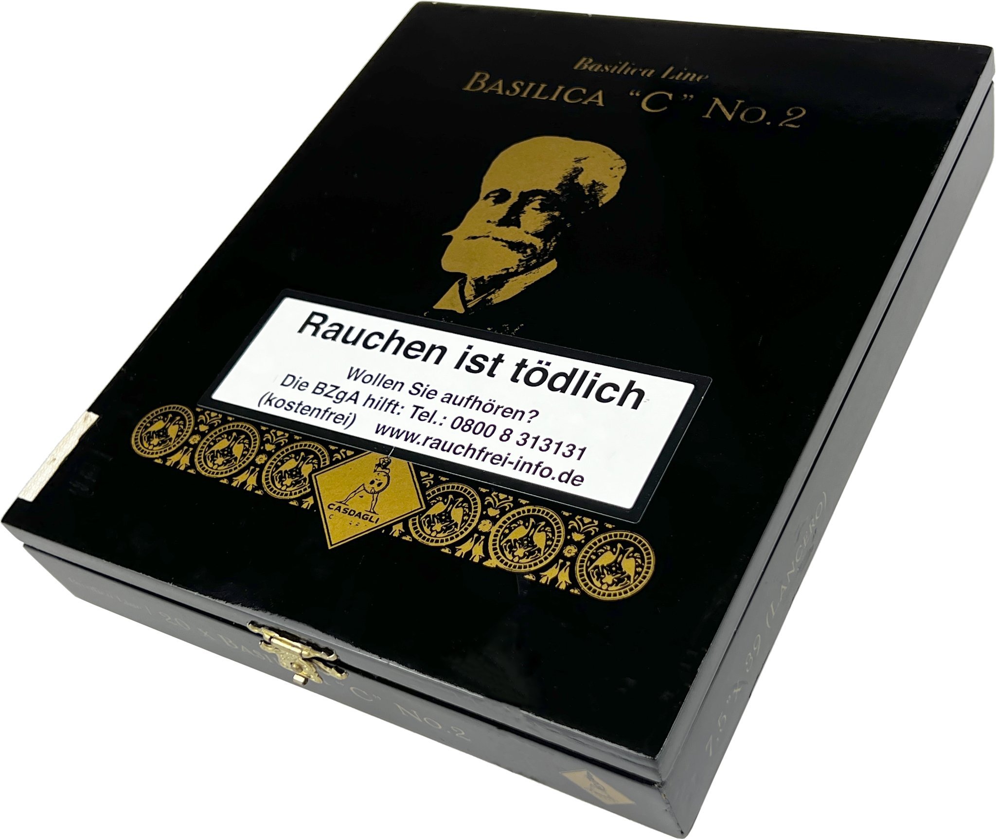 Casdagli Cigars Basilica Line C No. 2 Lancero Kiste