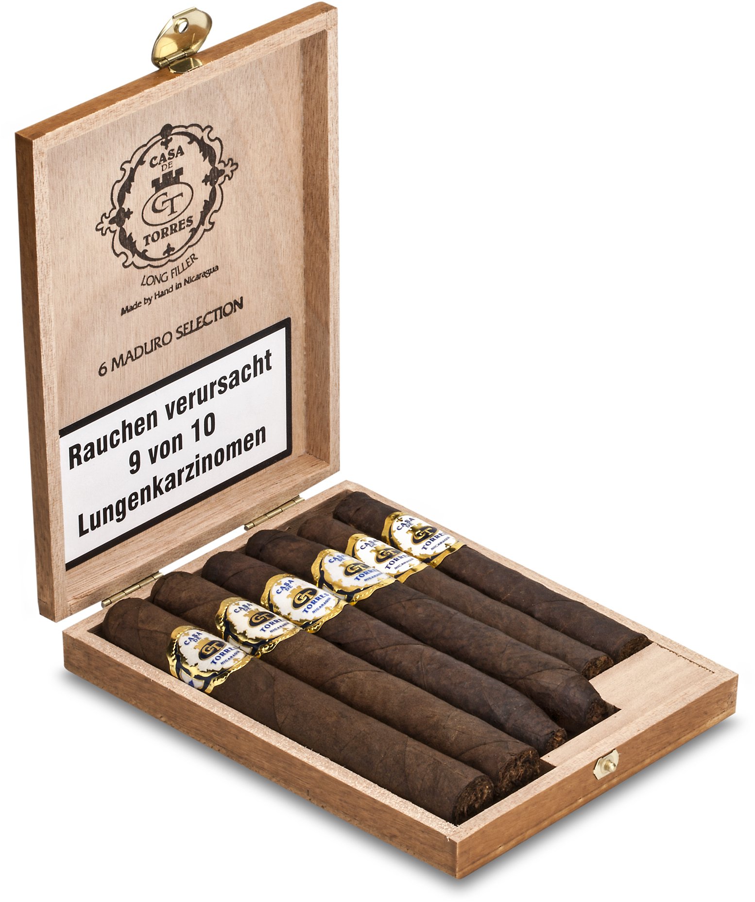 Casa de Torres Sampler Maduro Selection Kiste offen Detailbild