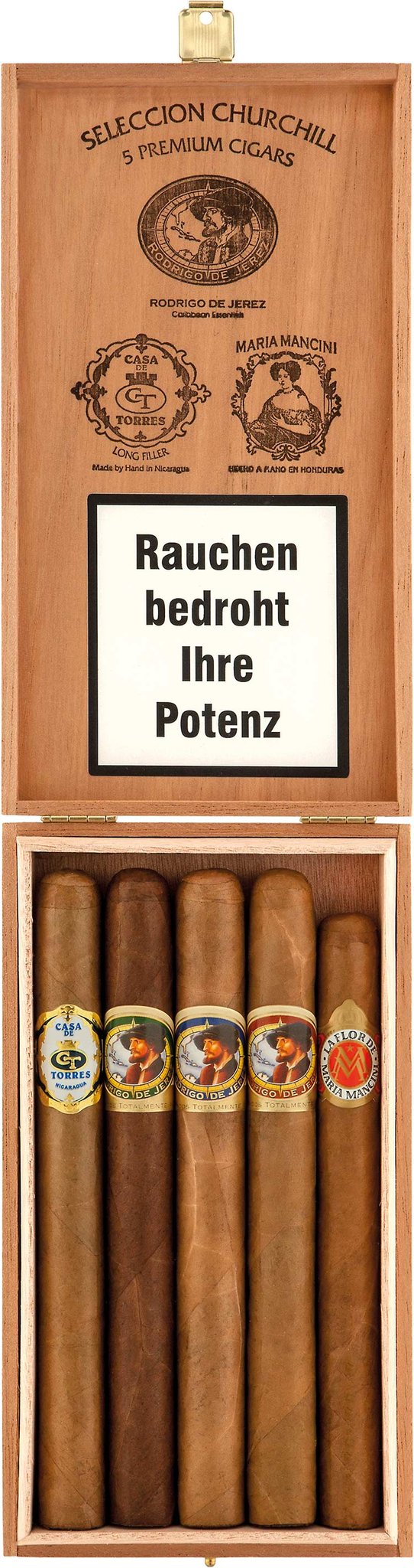 Maria Mancini Sampler Seleccion Churchill 5 Premium Cigars Detailbild