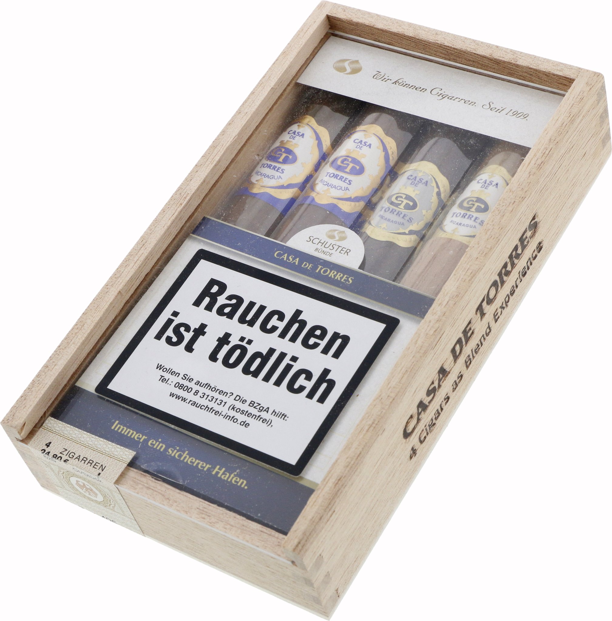 August Schuster Sampler Casa de Torres Blend Experience (4 Zigarren)