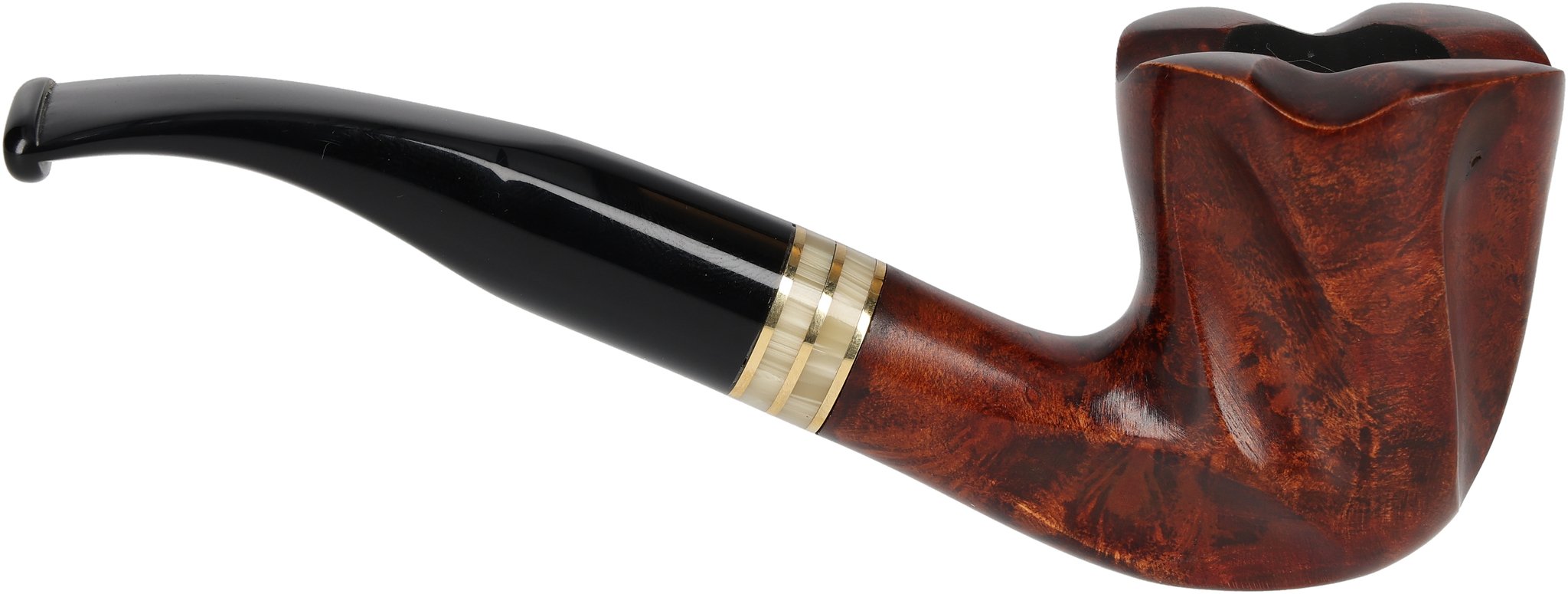 Angelo Pfeifen Fancy Flower Glatt Braun_03