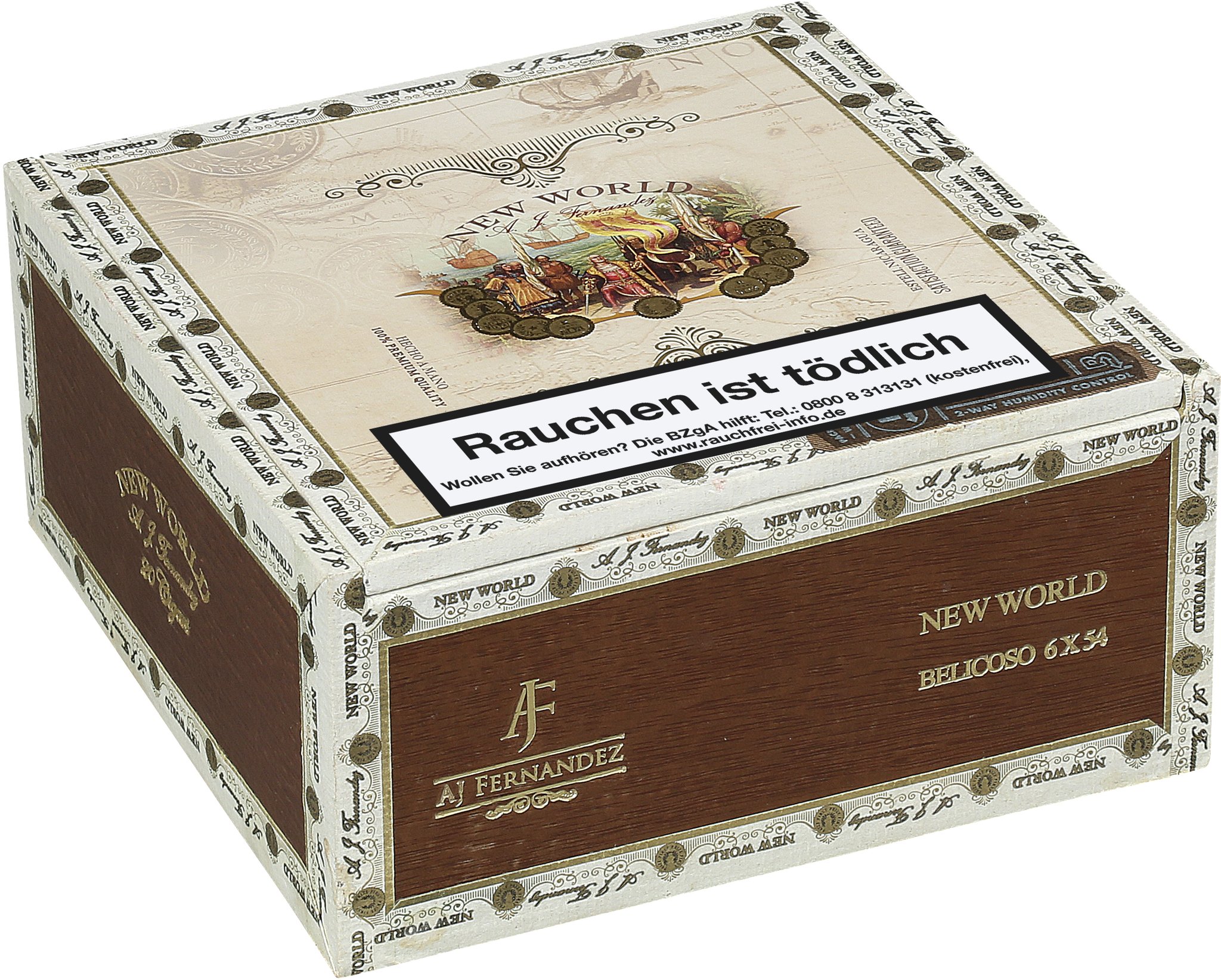 A.J. Fernandez New World Connecticut Belicoso Kiste