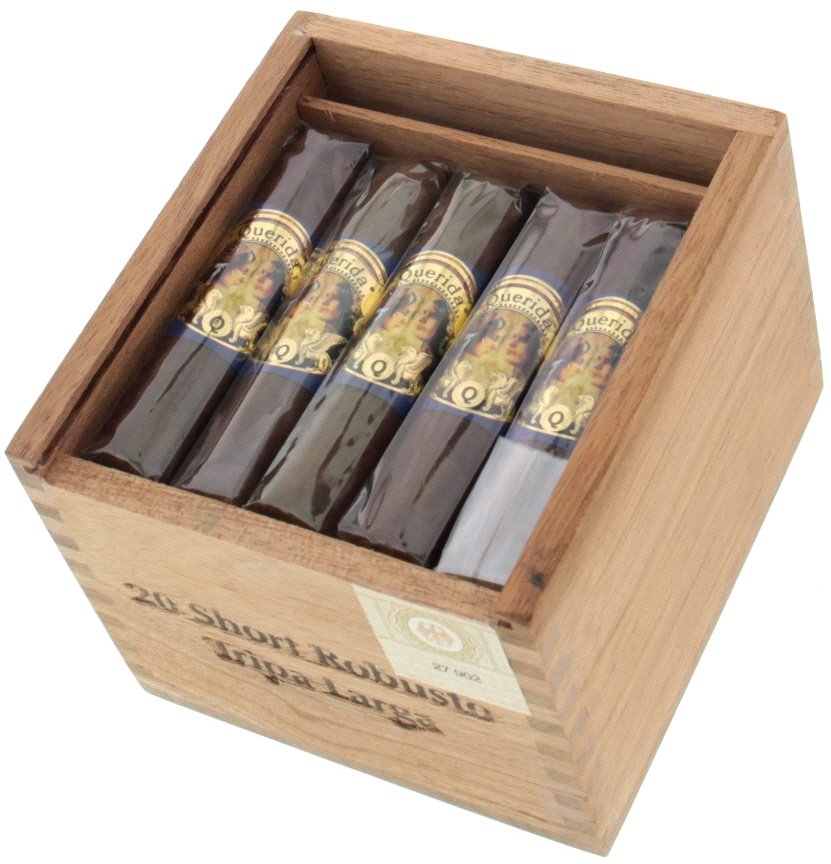 Querida Tripa Larga Short Robusto Kiste offen
