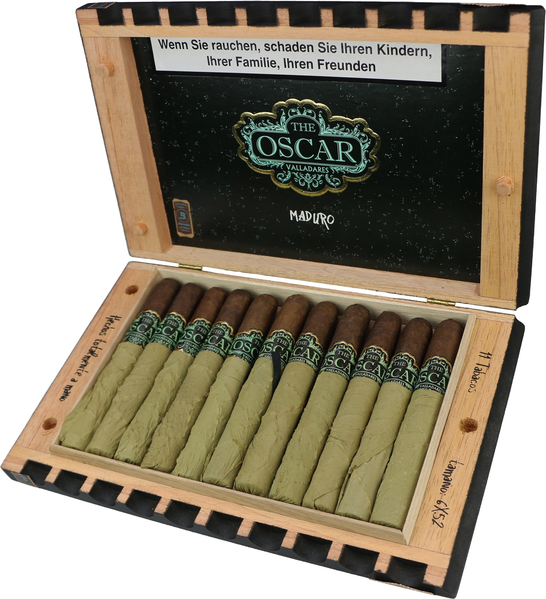 The Oscar Toro Maduro (6x52) Kiste offen