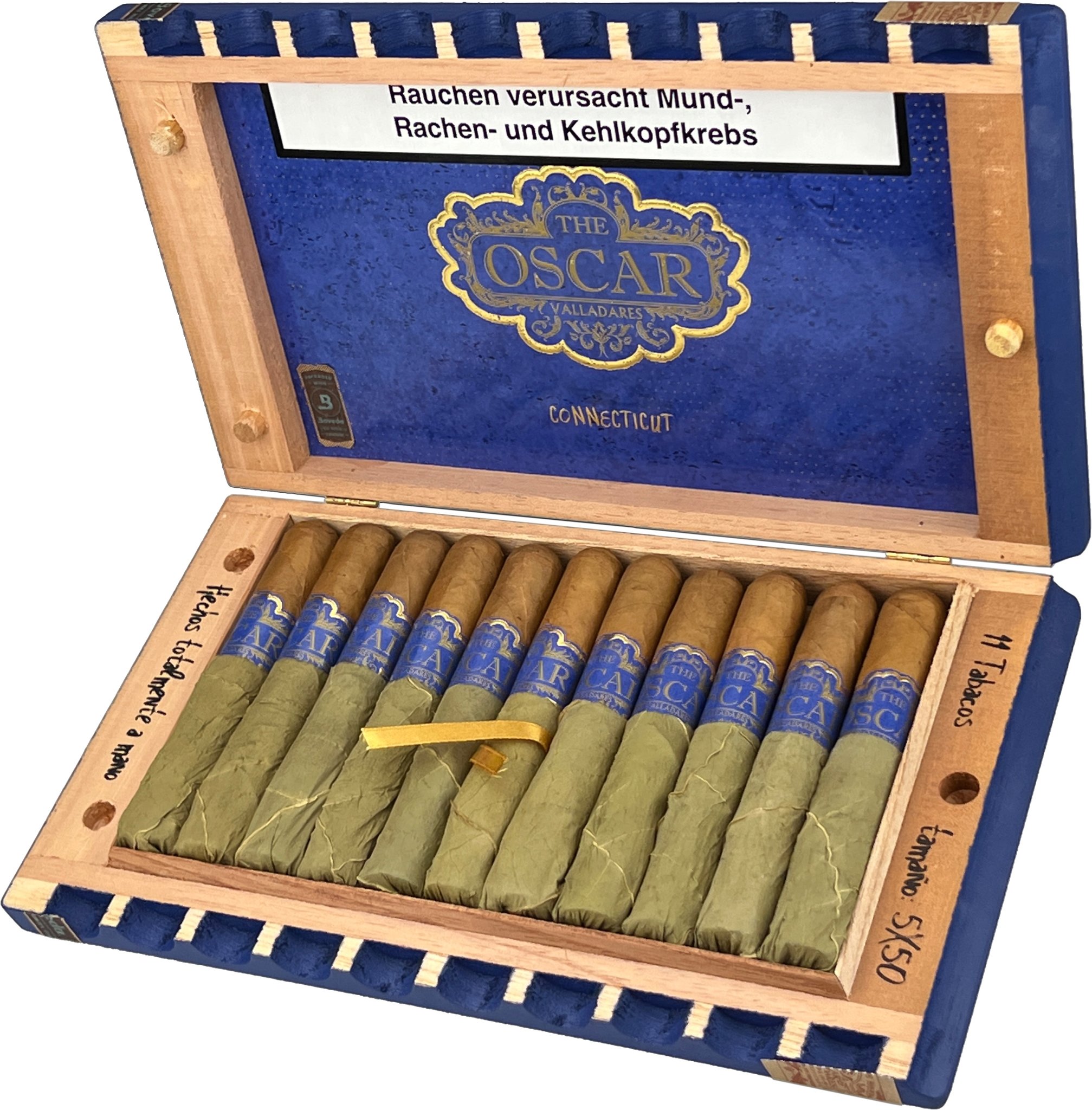 Robusto Connecticut Kiste offen