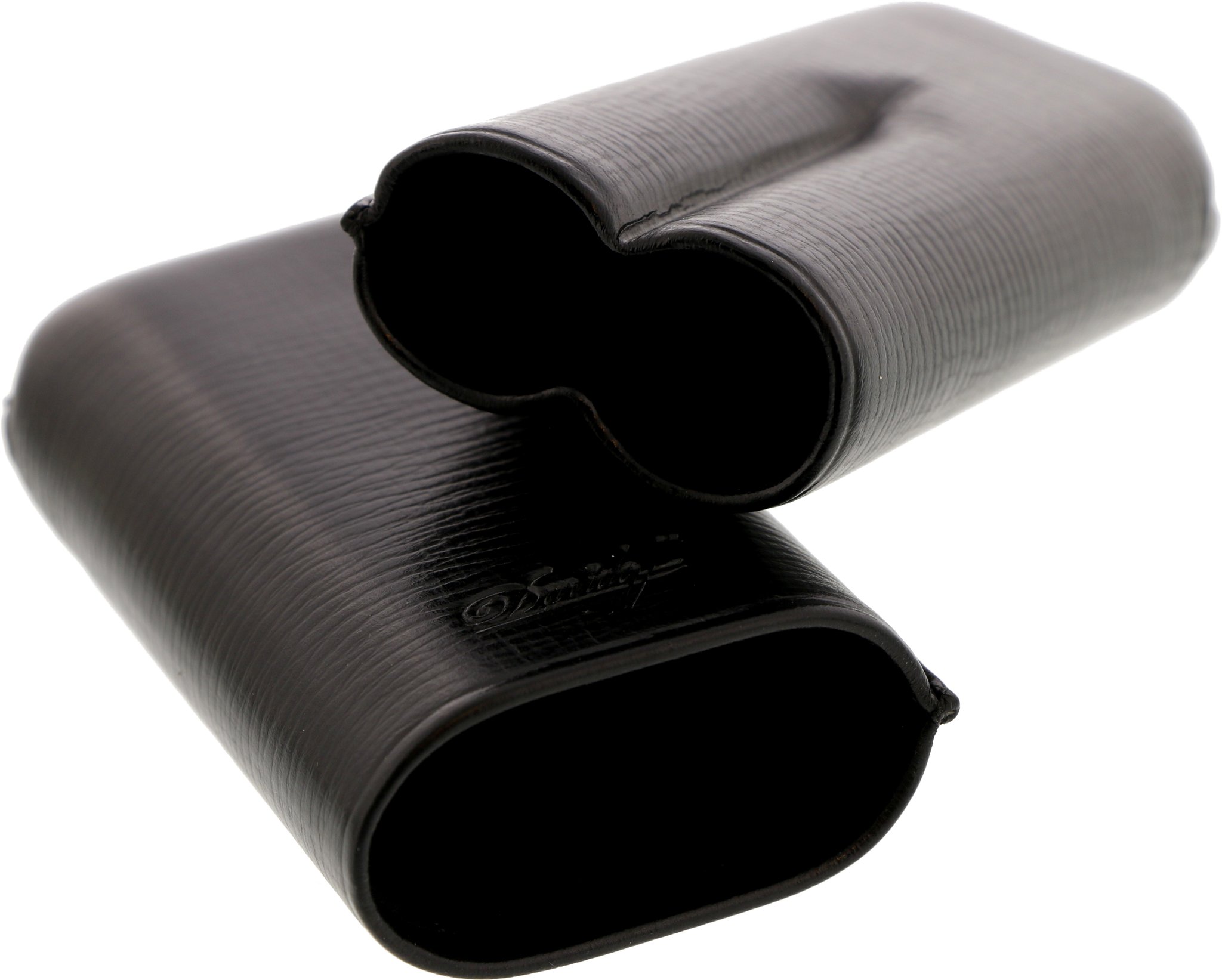 Davidoff Kalbsleder Zigarrenetui R-2 schwarz Classic (31526) Detailbild