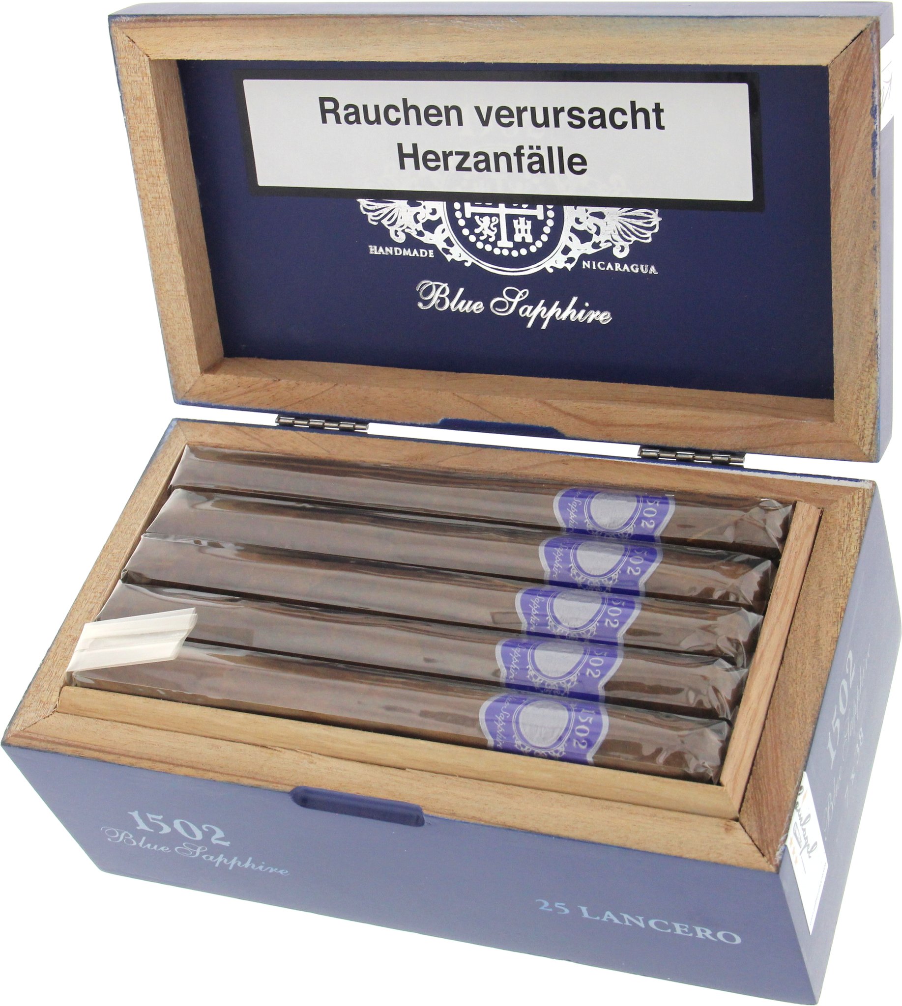1502 Special Edition Blue Sapphire Lancero Kiste offen