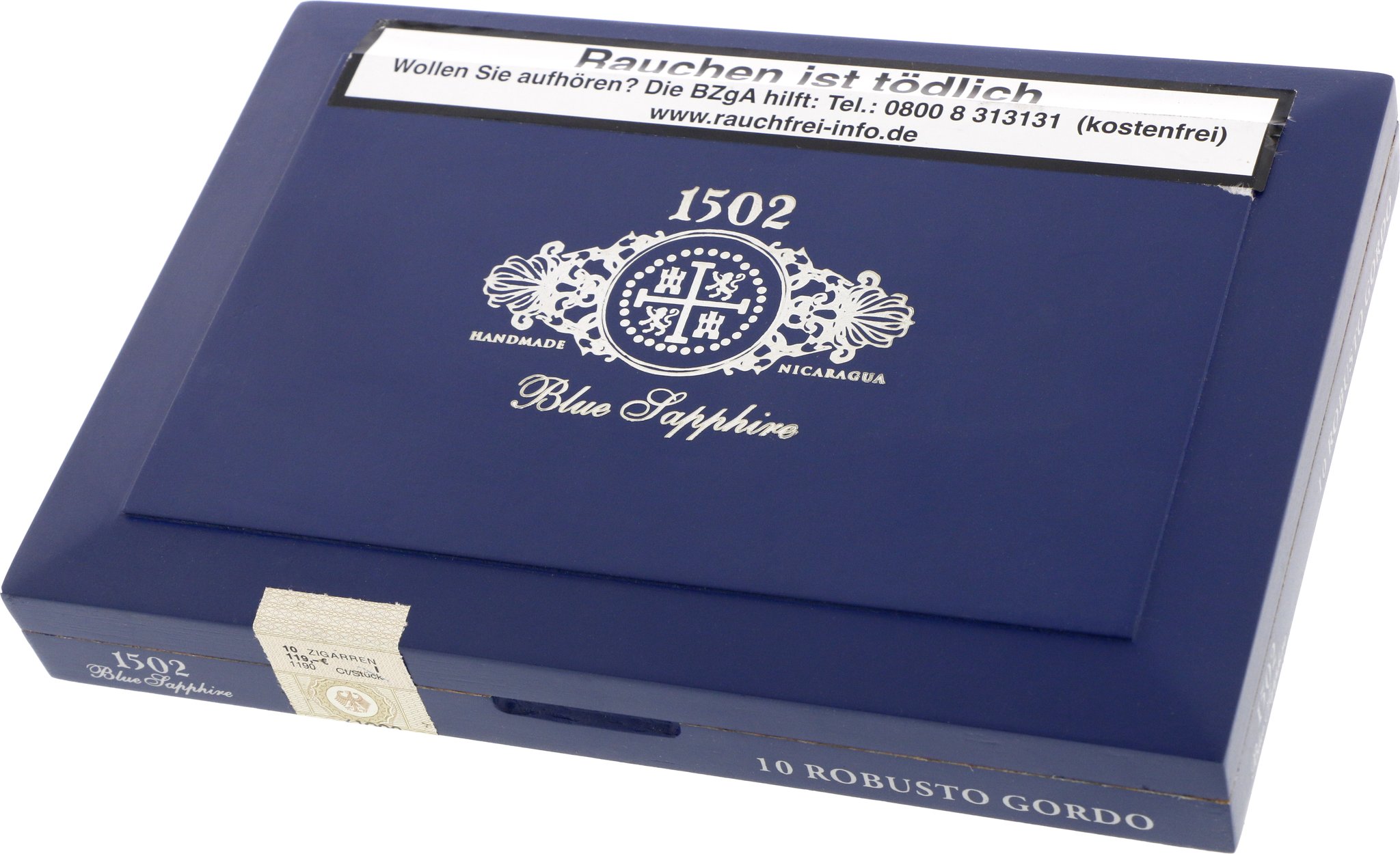 1502 Special Edition Blue Sapphire Robusto Gordo Kiste