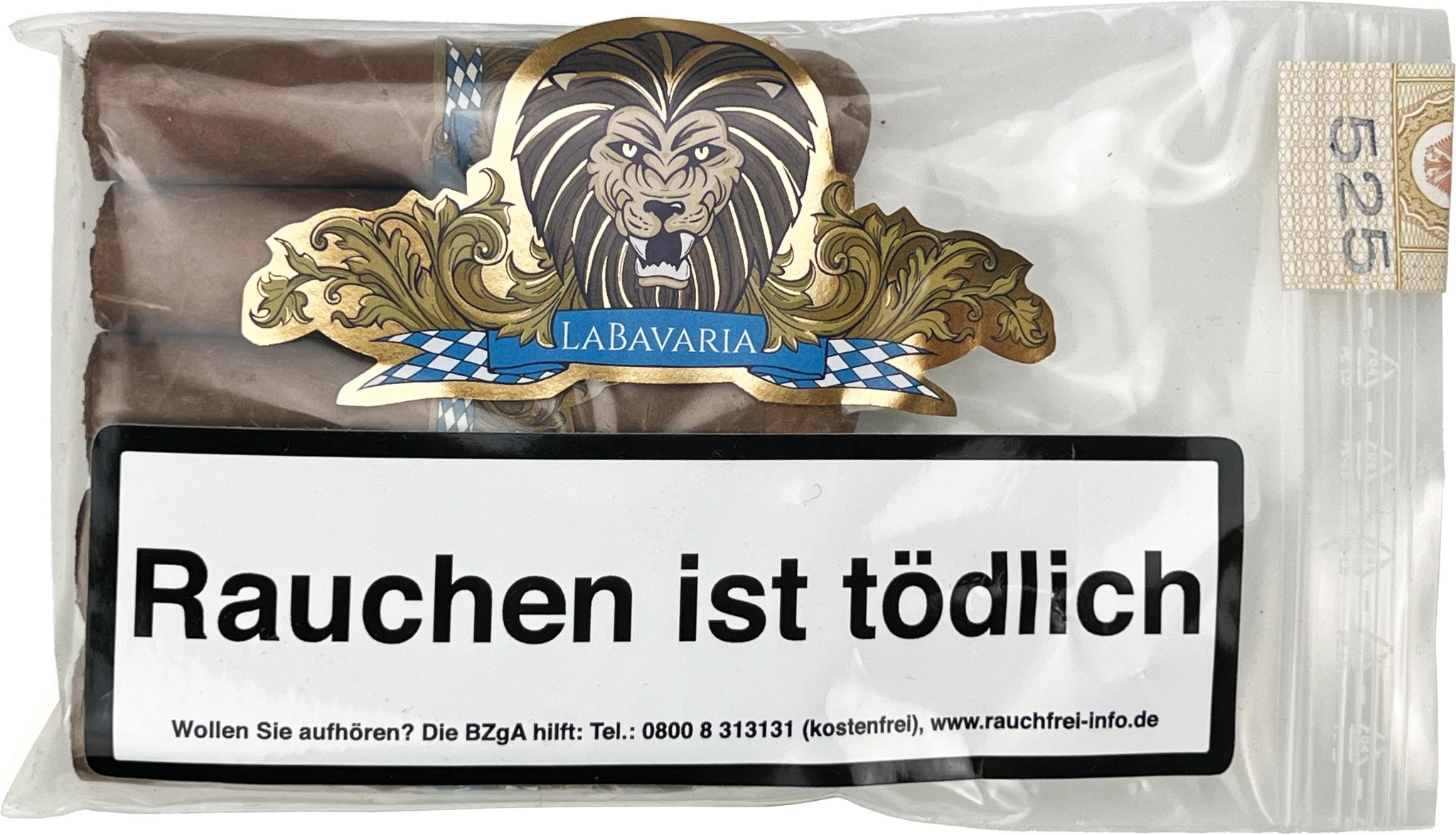 La Bavaria Die Bayerische Zigarre Half Corona 5er Bundle