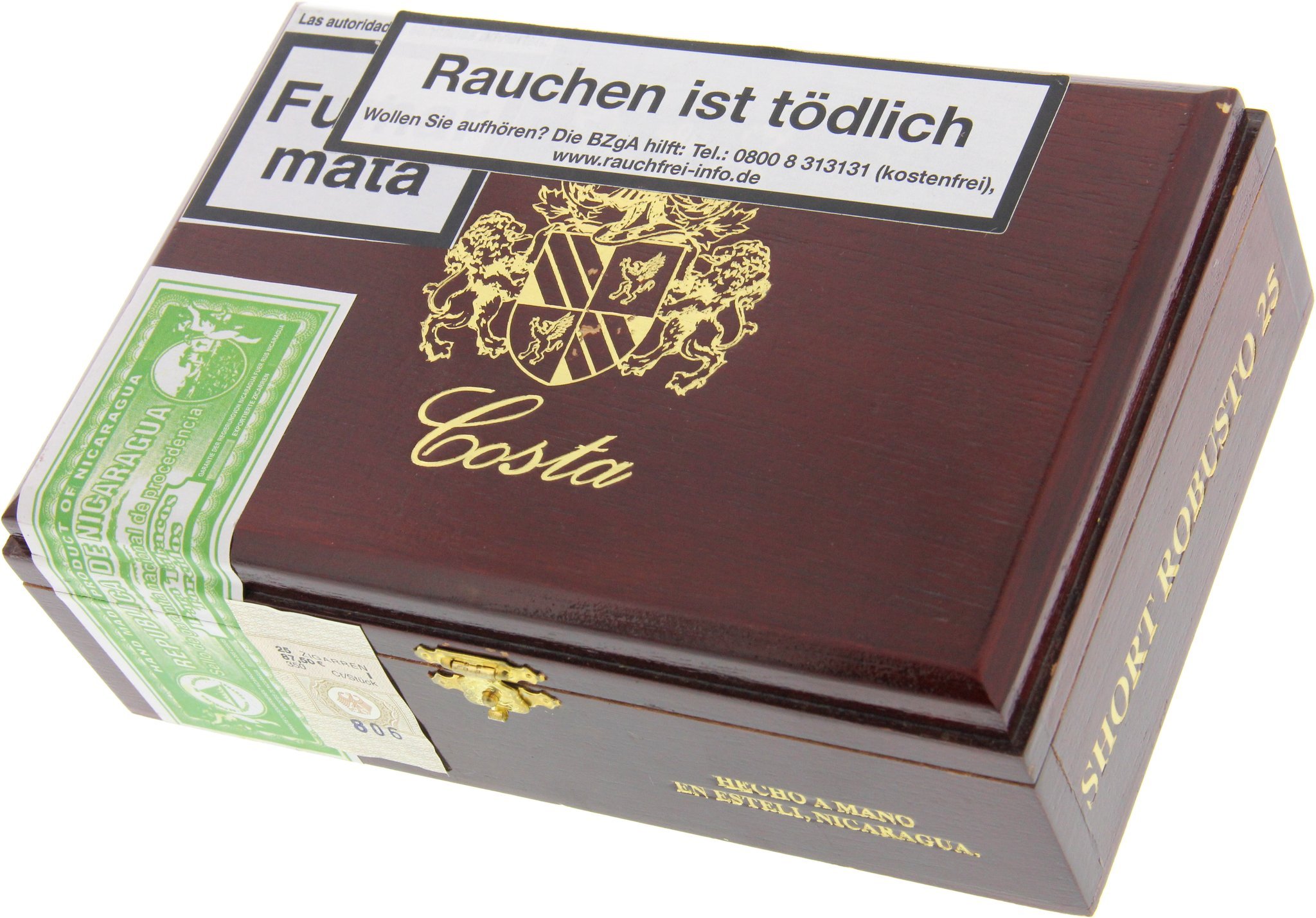 Costa Cigars Short Robusto Kiste