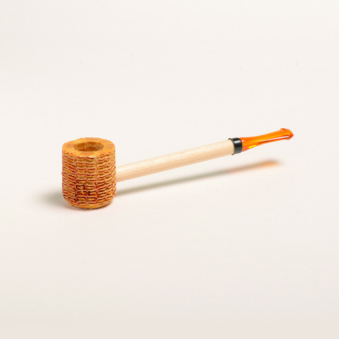 Missouri Meerschaum Corn Cob Short Stop yellow (ohne Filter)